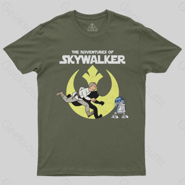The Adventures Of Skywalker T-Shirt - Geeksoutfit