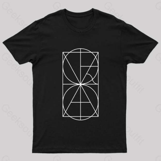 The Alphabet Monogram Nerd T-Shirt Black / S