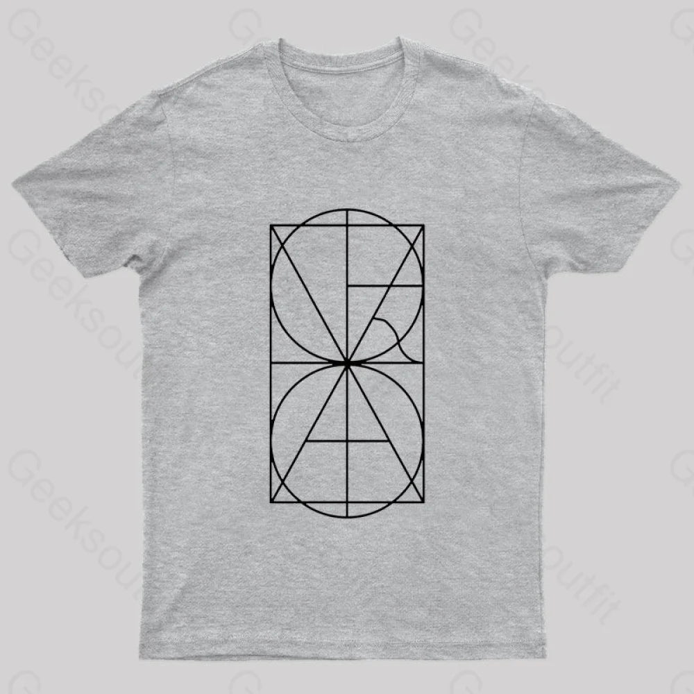 The Alphabet Monogram Nerd T-Shirt Grey / S