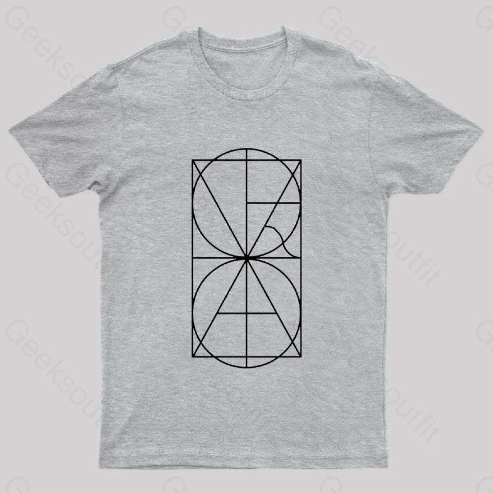 The Alphabet Monogram Nerd T-Shirt Grey / S