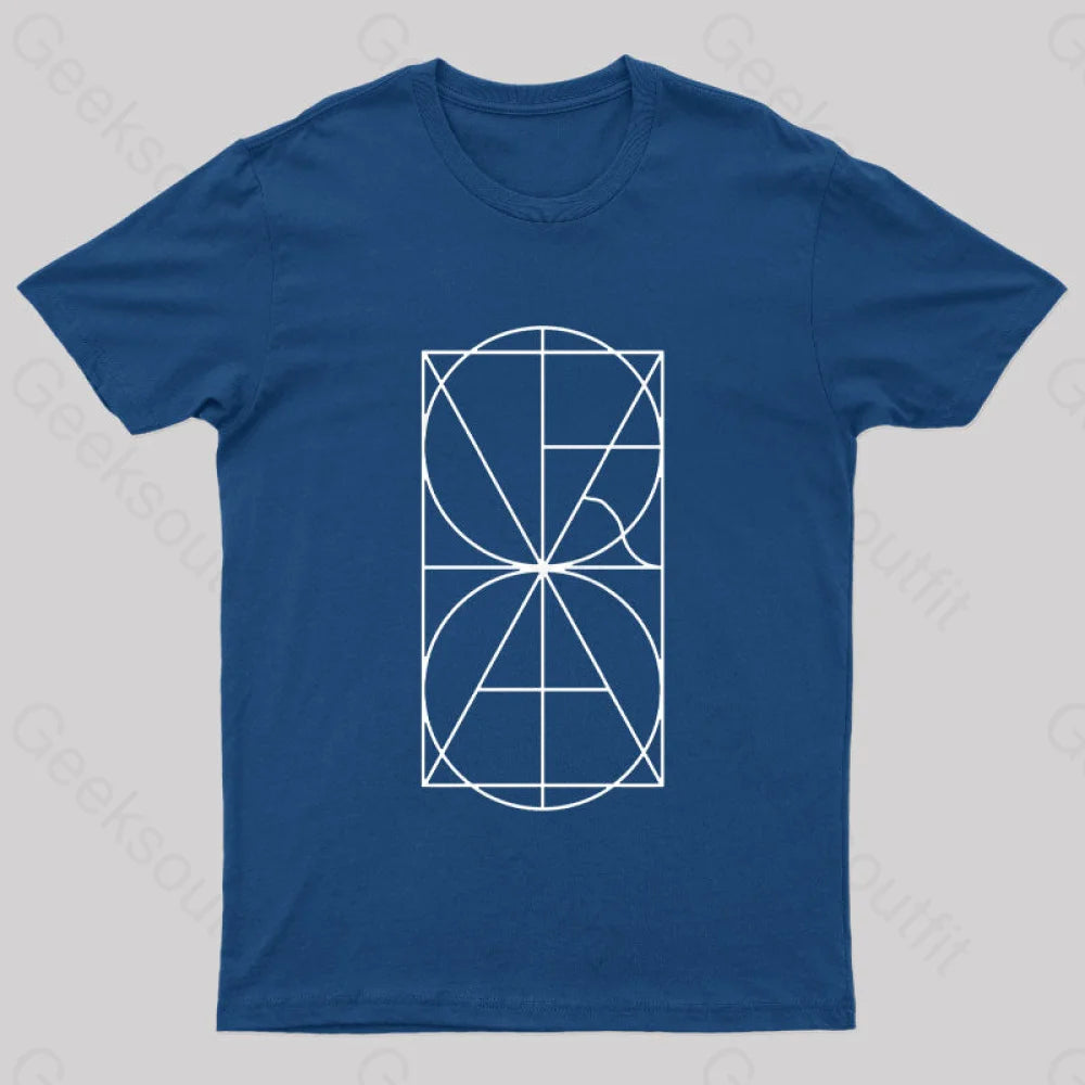The Alphabet Monogram Nerd T-Shirt Navy / S