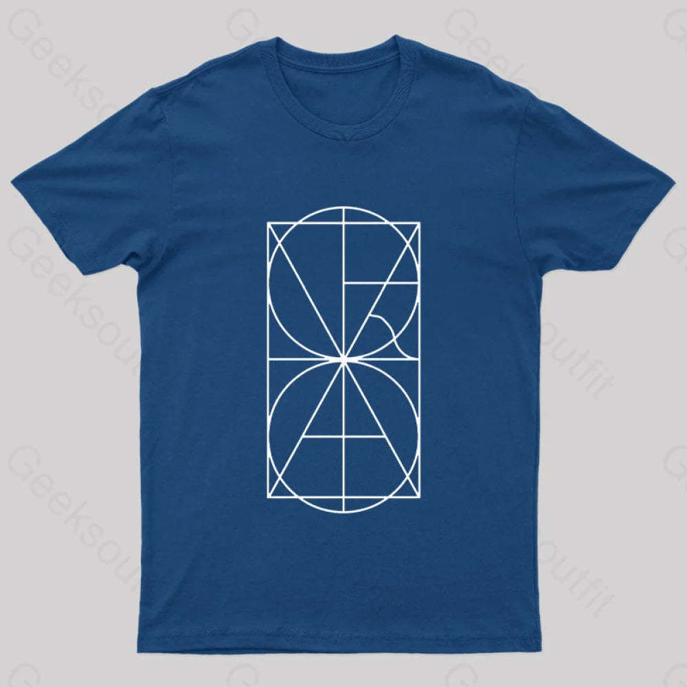 The Alphabet Monogram Nerd T-Shirt Navy / S