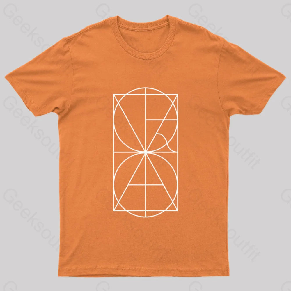 The Alphabet Monogram Nerd T-Shirt Orange / S