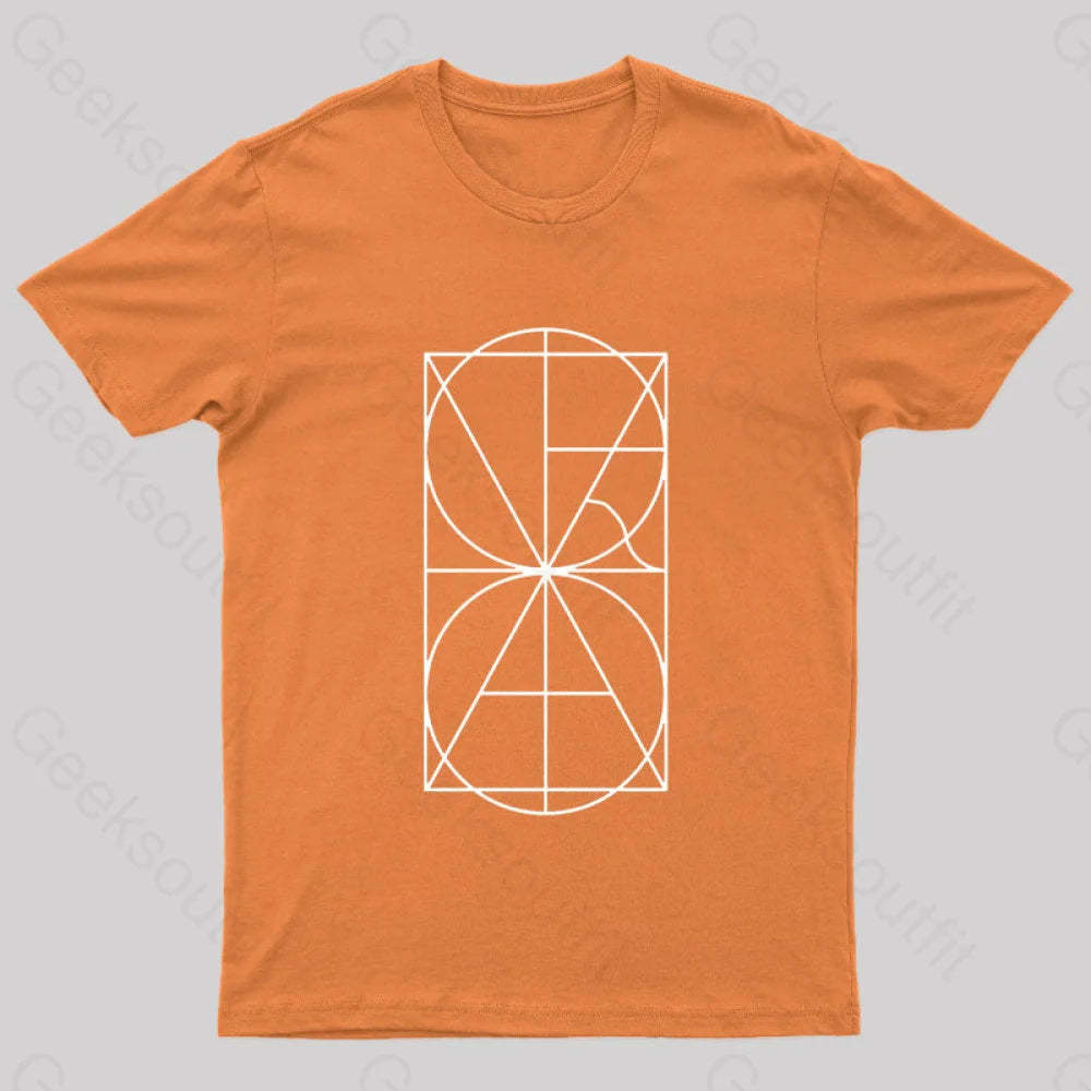The Alphabet Monogram Nerd T-Shirt Orange / S