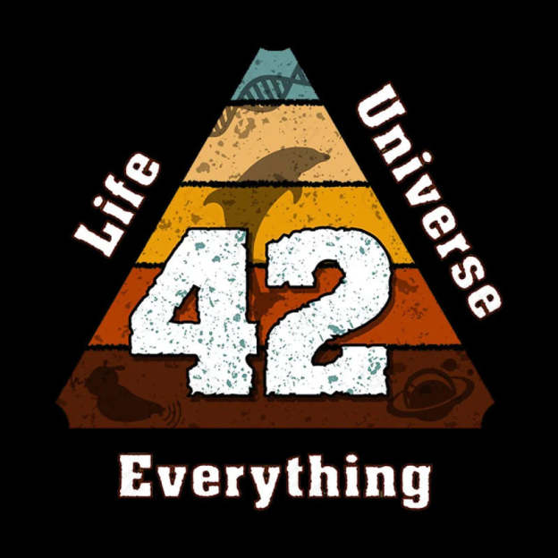 The Answer To Life Universe And Everything Is Simple Nerd T-Shirt