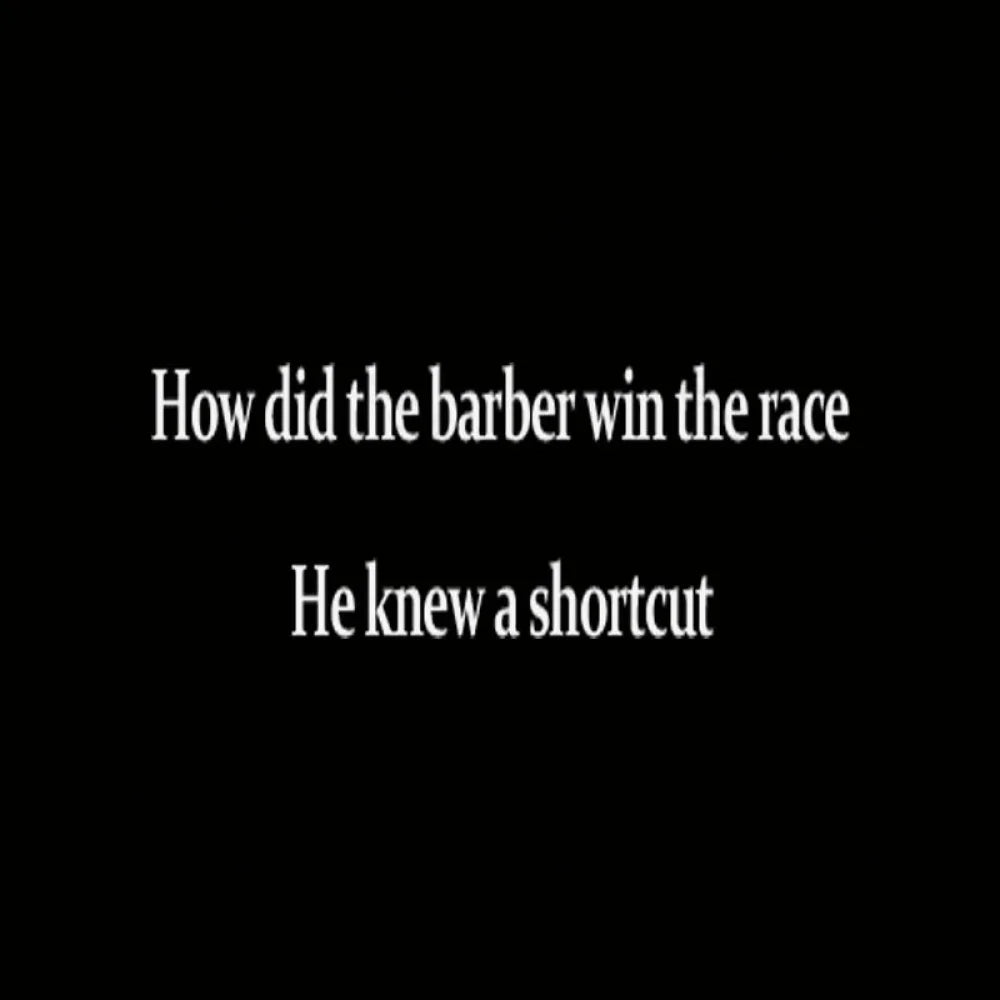 The Barber Win Race Geek T-Shirt