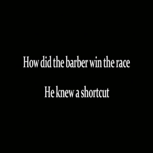 The Barber Win Race Geek T-Shirt