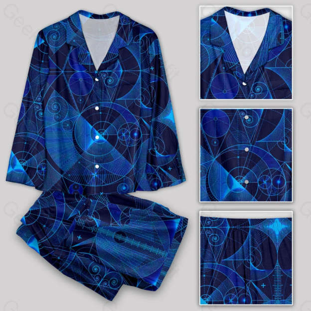 The Beauty Of Geometric Shapes Pajamas Set S / Geekpj0159 Yc