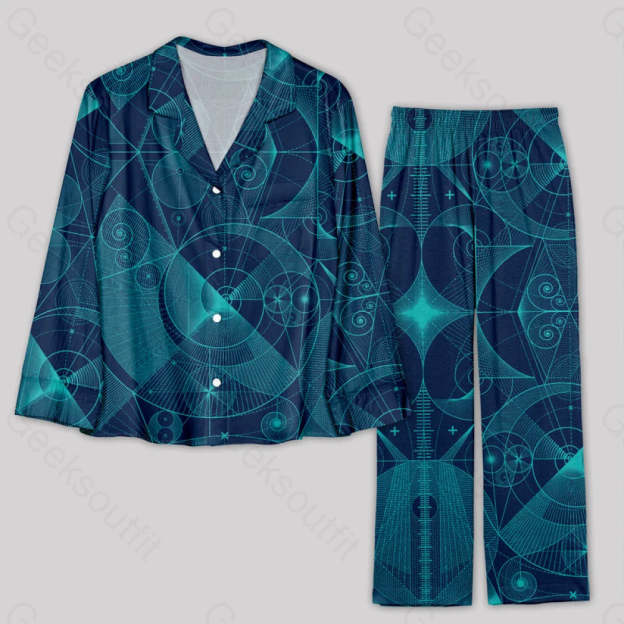 The Beauty Of Geometric Shapes Pajamas Set Yc