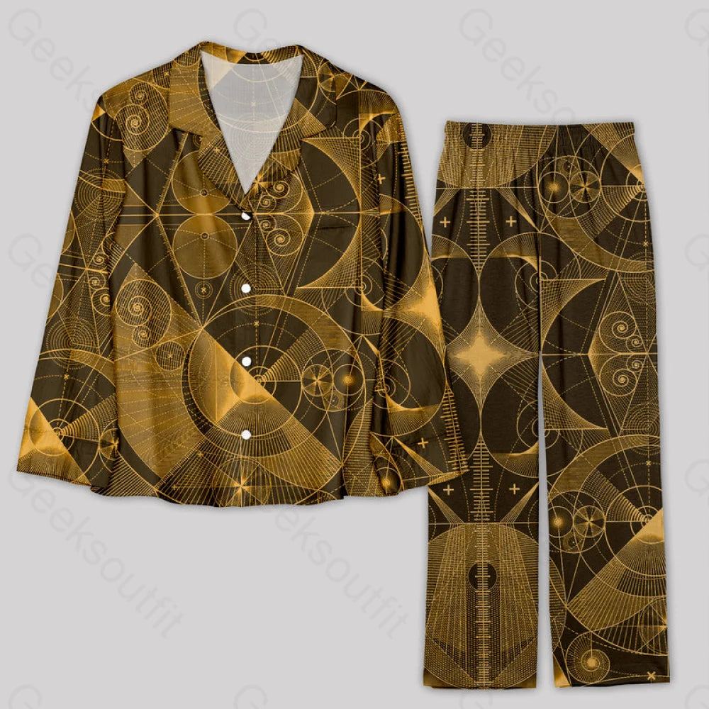 The Beauty Of Geometric Shapes Pajamas Set Yc