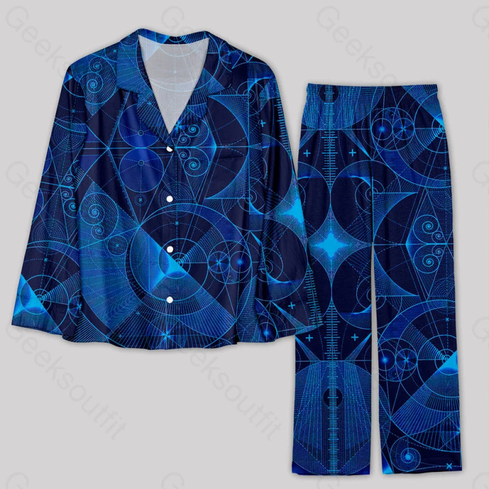 The Beauty Of Geometric Shapes Pajamas Set Yc
