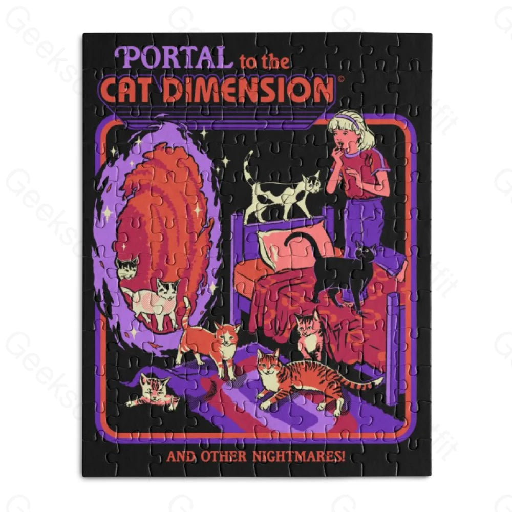 The Cat Dimension-Wooden Jigsaw Puzzle