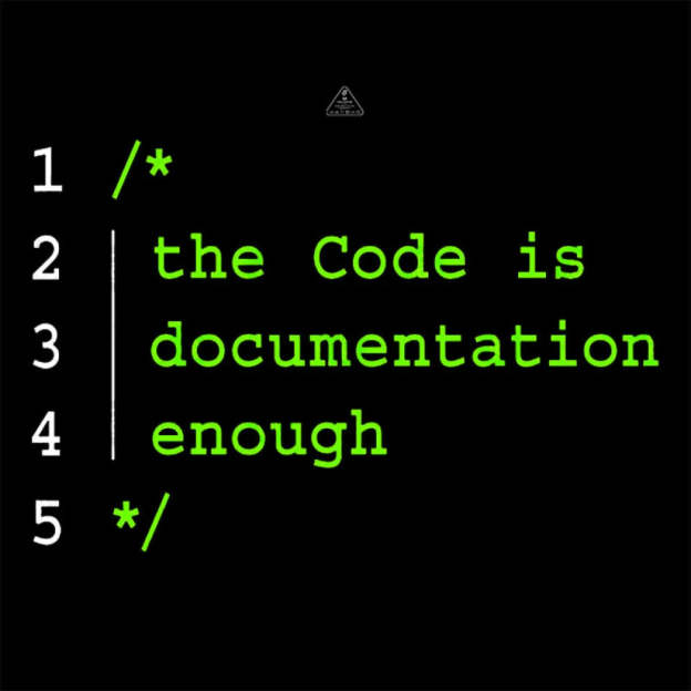 The Code Is Documentation Enough Nerd T-Shirt