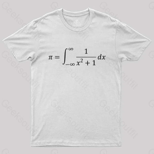 The Constant Number Pi Nerd T-Shirt White / S