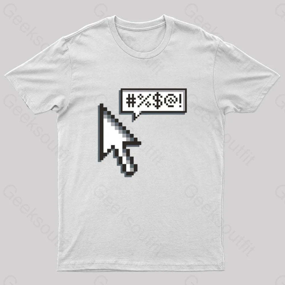 The Curser Nerd T-Shirt White / S
