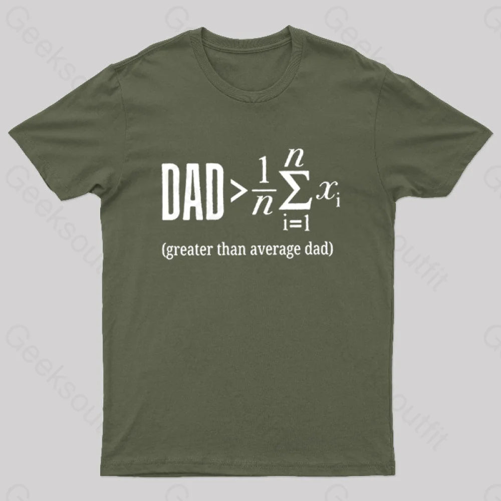 The Dadalorian Legend Geek T-Shirt Army Green / S