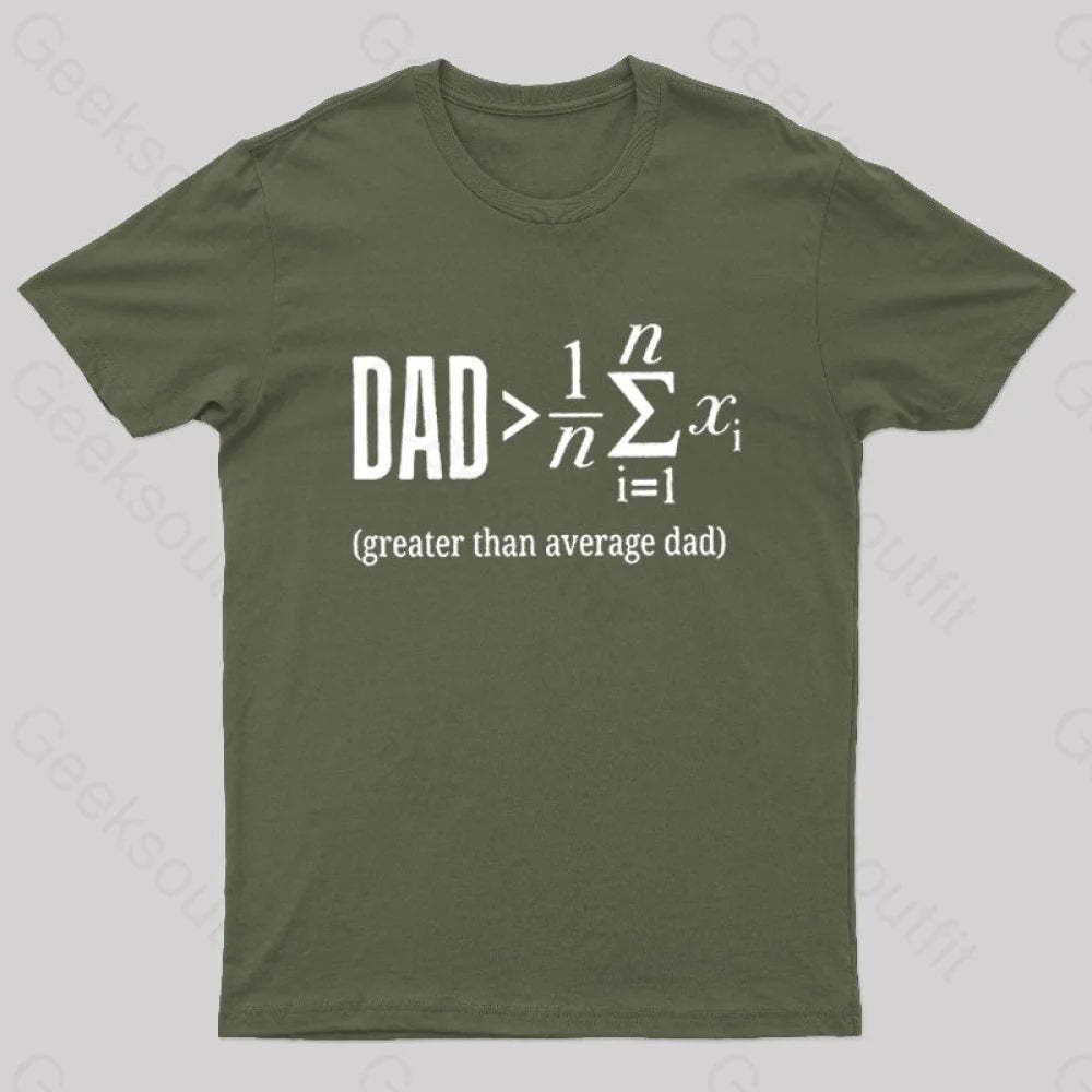 The Dadalorian Legend Geek T-Shirt Army Green / S