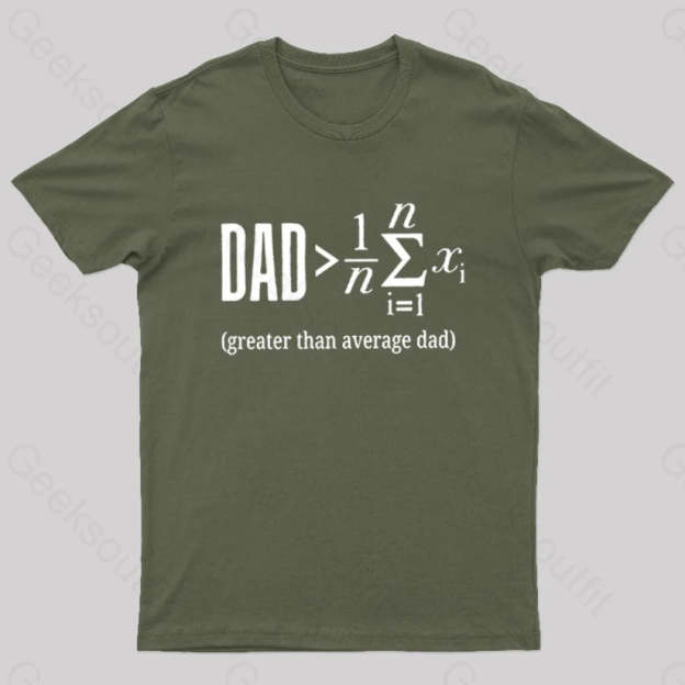The Dadalorian Legend Geek T-Shirt Army Green / S