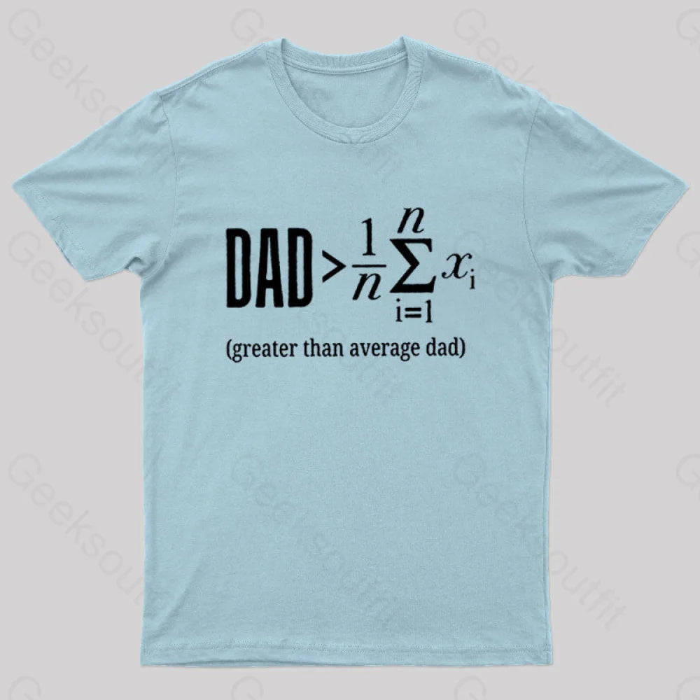 The Dadalorian Legend Geek T-Shirt Light Blue / S