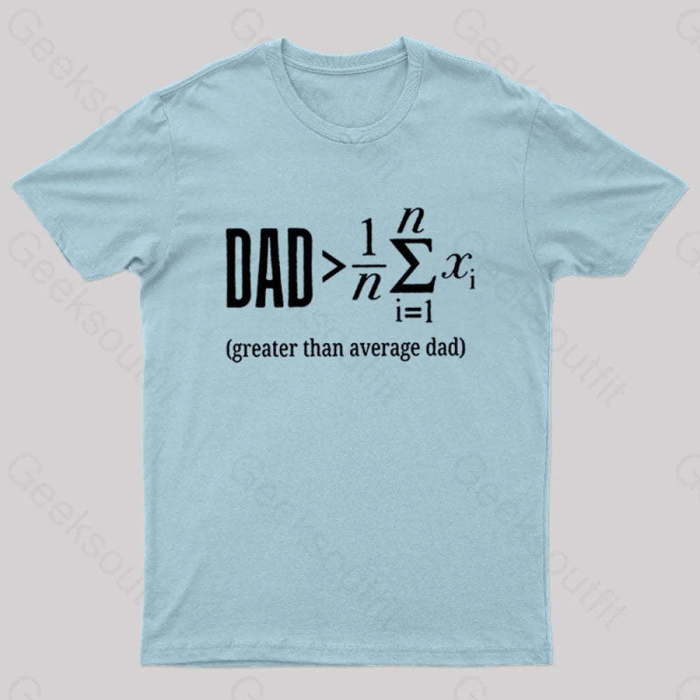 The Dadalorian Legend Geek T-Shirt Light Blue / S