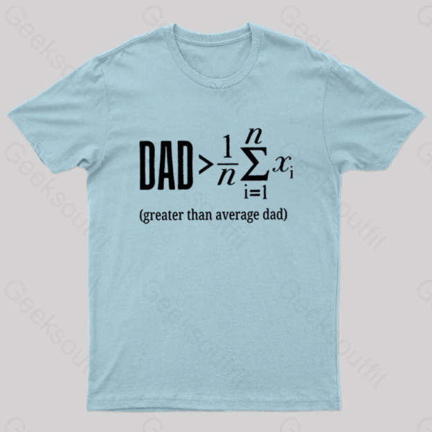 The Dadalorian Legend Geek T-Shirt Light Blue / S