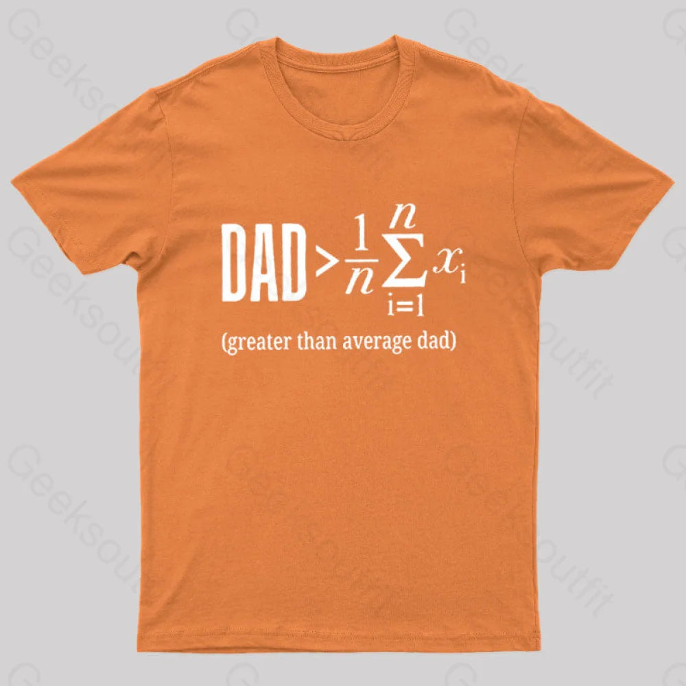 The Dadalorian Legend Geek T-Shirt Orange / S
