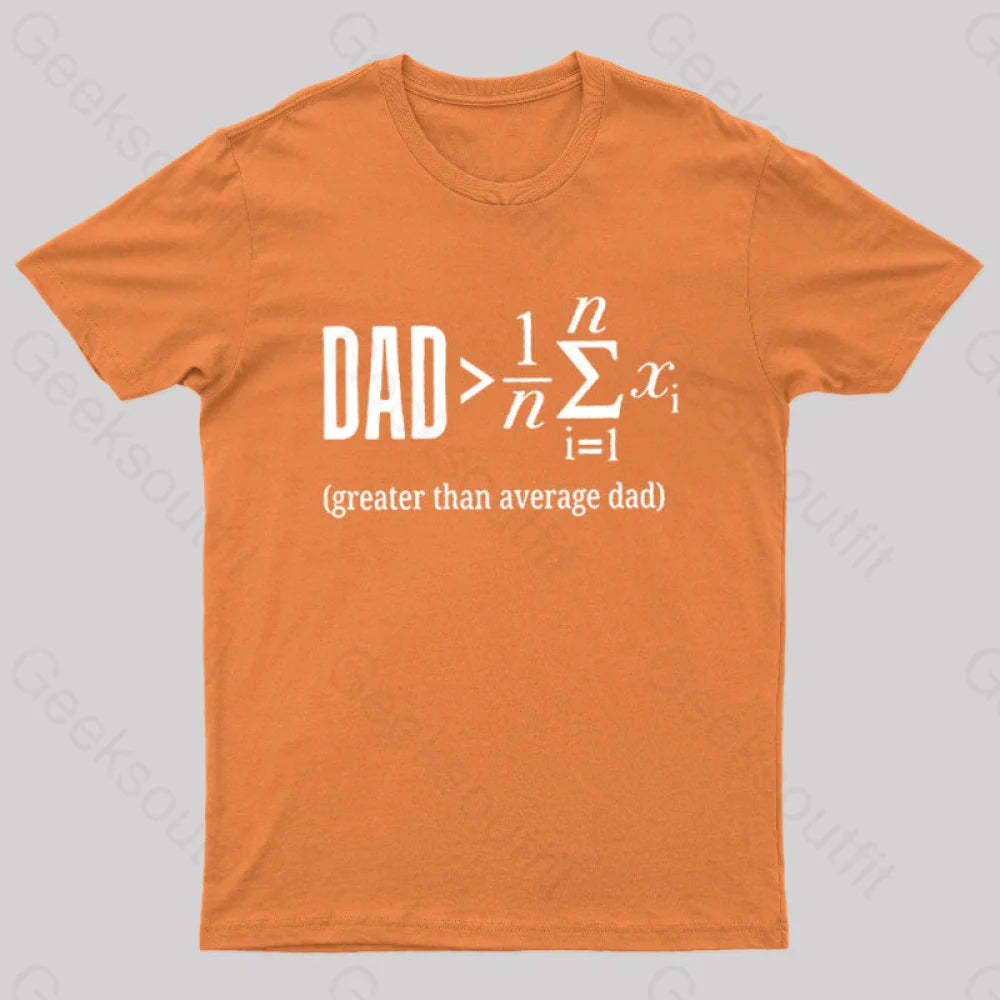The Dadalorian Legend Geek T-Shirt Orange / S