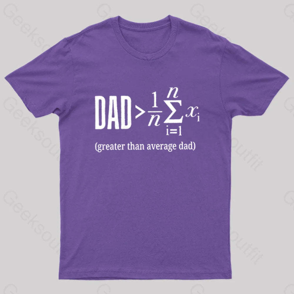 The Dadalorian Legend Geek T-Shirt Purple / S