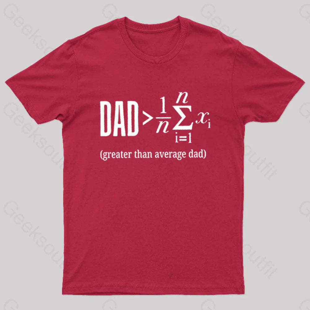 The Dadalorian Legend Geek T-Shirt Red / S