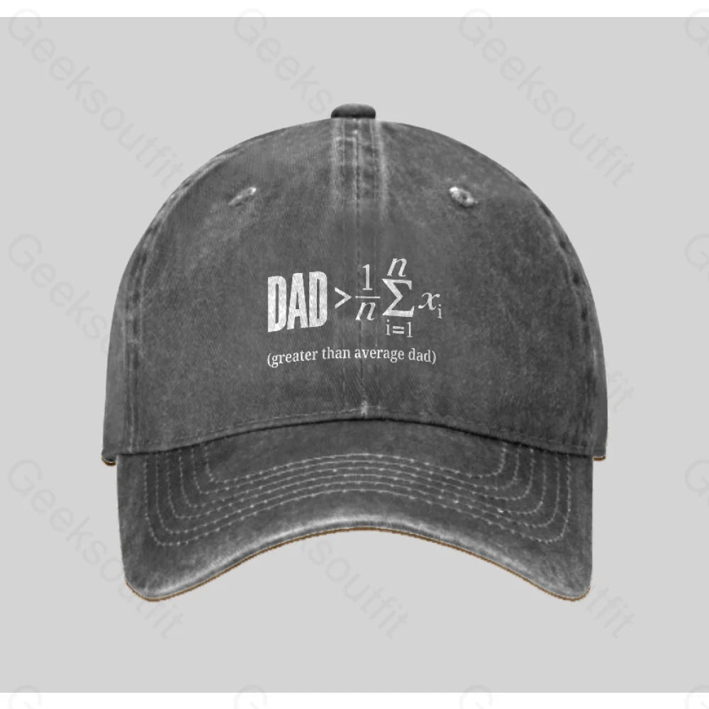 The Dadalorian Legend Washed Vintage Baseball Cap Grey