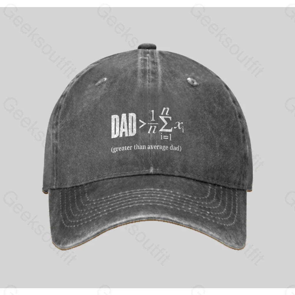 The Dadalorian Legend Washed Vintage Baseball Cap Grey
