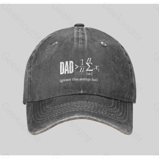 The Dadalorian Legend Washed Vintage Baseball Cap Grey