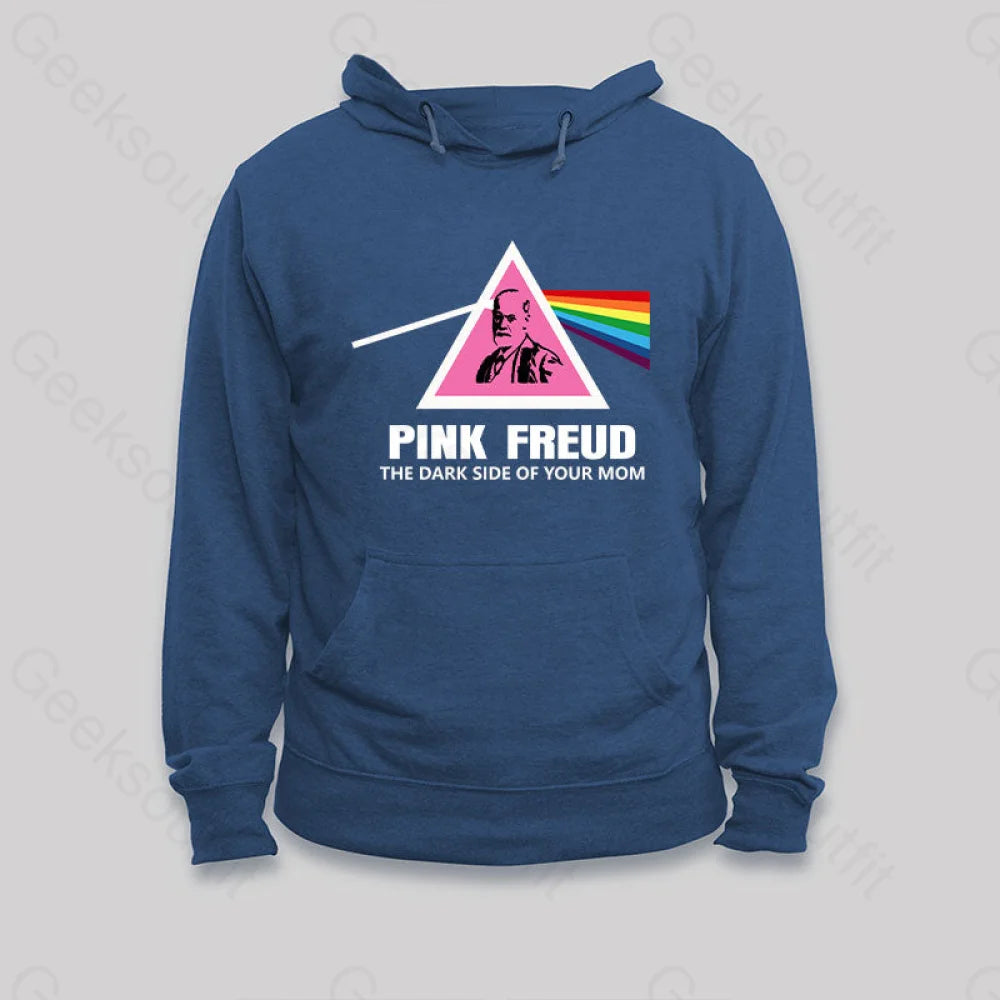 The Dark Side Of Your Mom Hoodie Blue / S