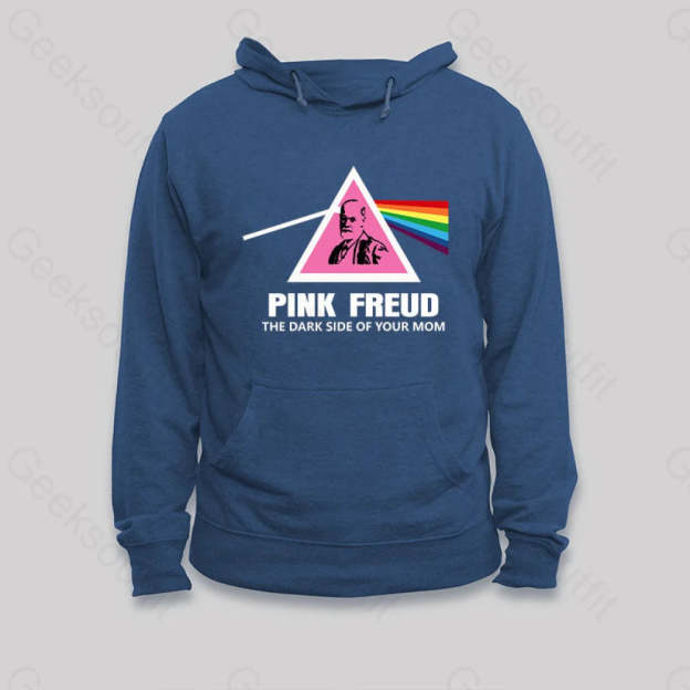 The Dark Side Of Your Mom Hoodie Blue / S