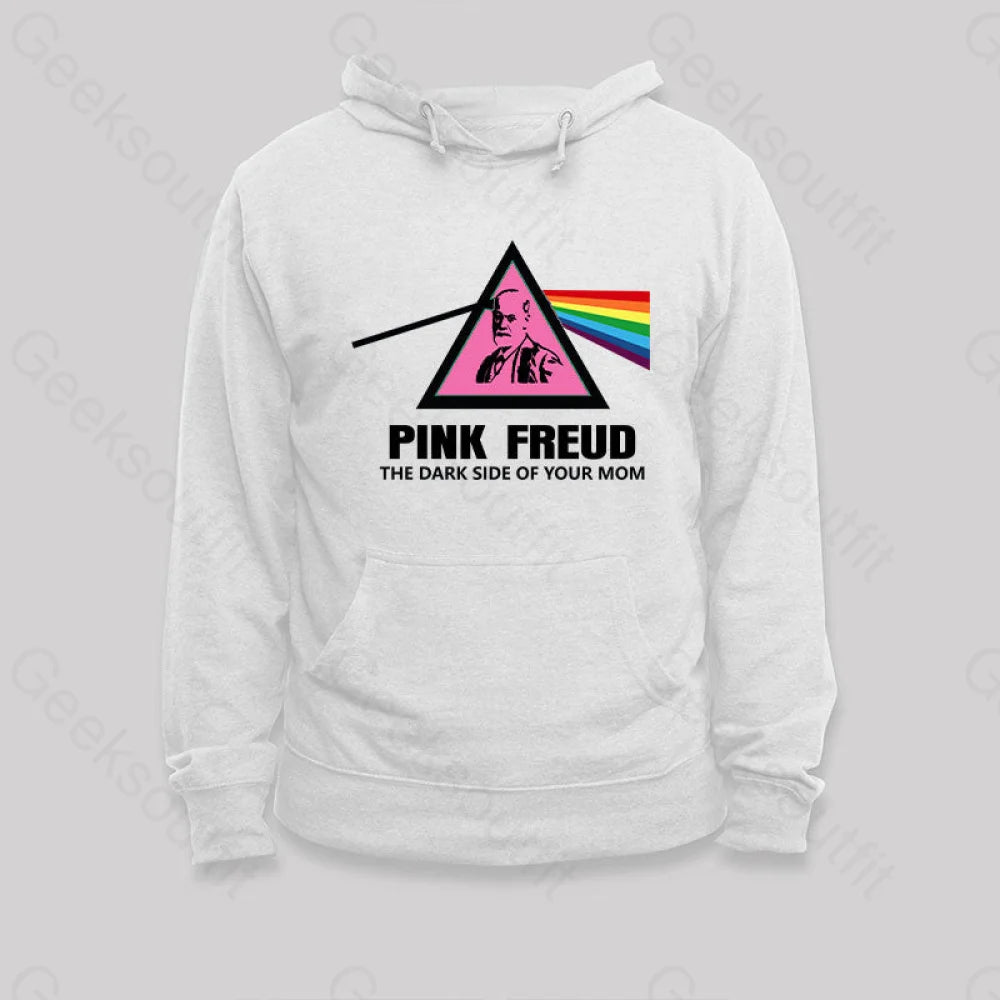 The Dark Side Of Your Mom Hoodie White / S