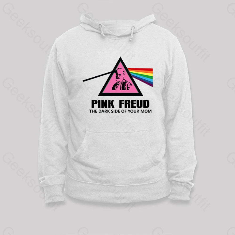 The Dark Side Of Your Mom Hoodie White / S