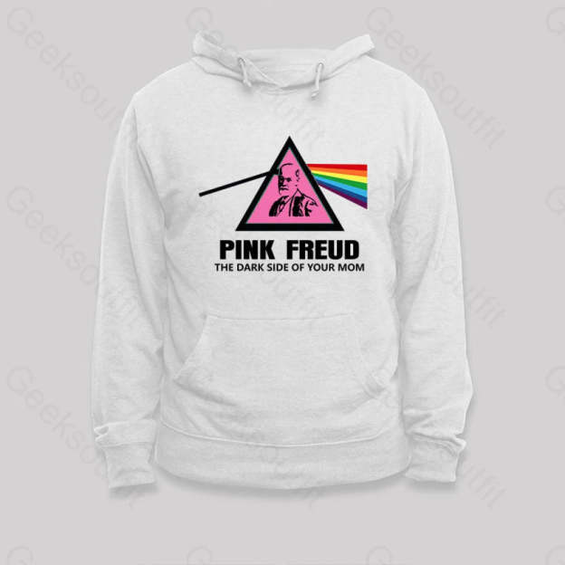 The Dark Side Of Your Mom Hoodie White / S