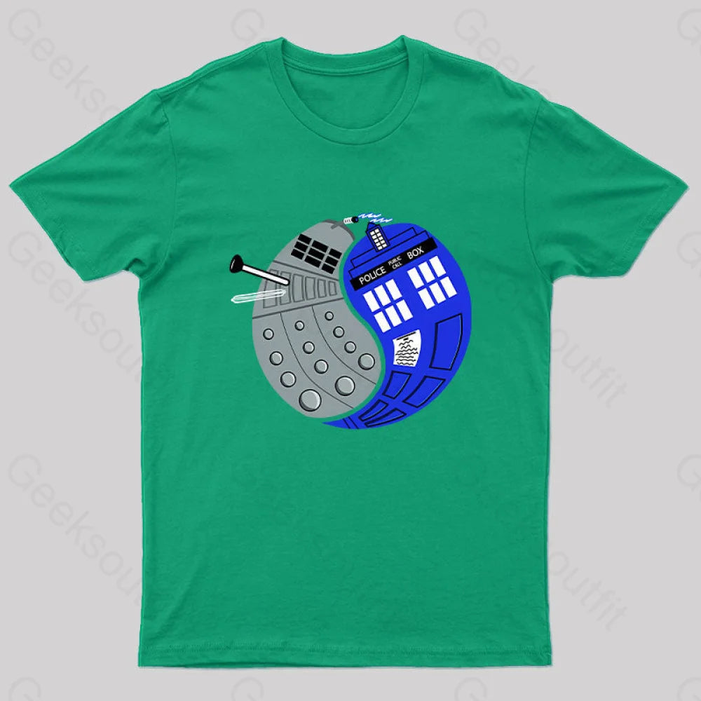 The Doctor’s Opposite Nerd T-Shirt Green / S