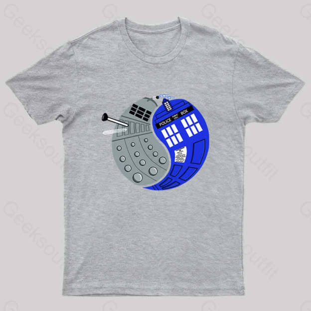 The Doctor’s Opposite Nerd T-Shirt Grey / S