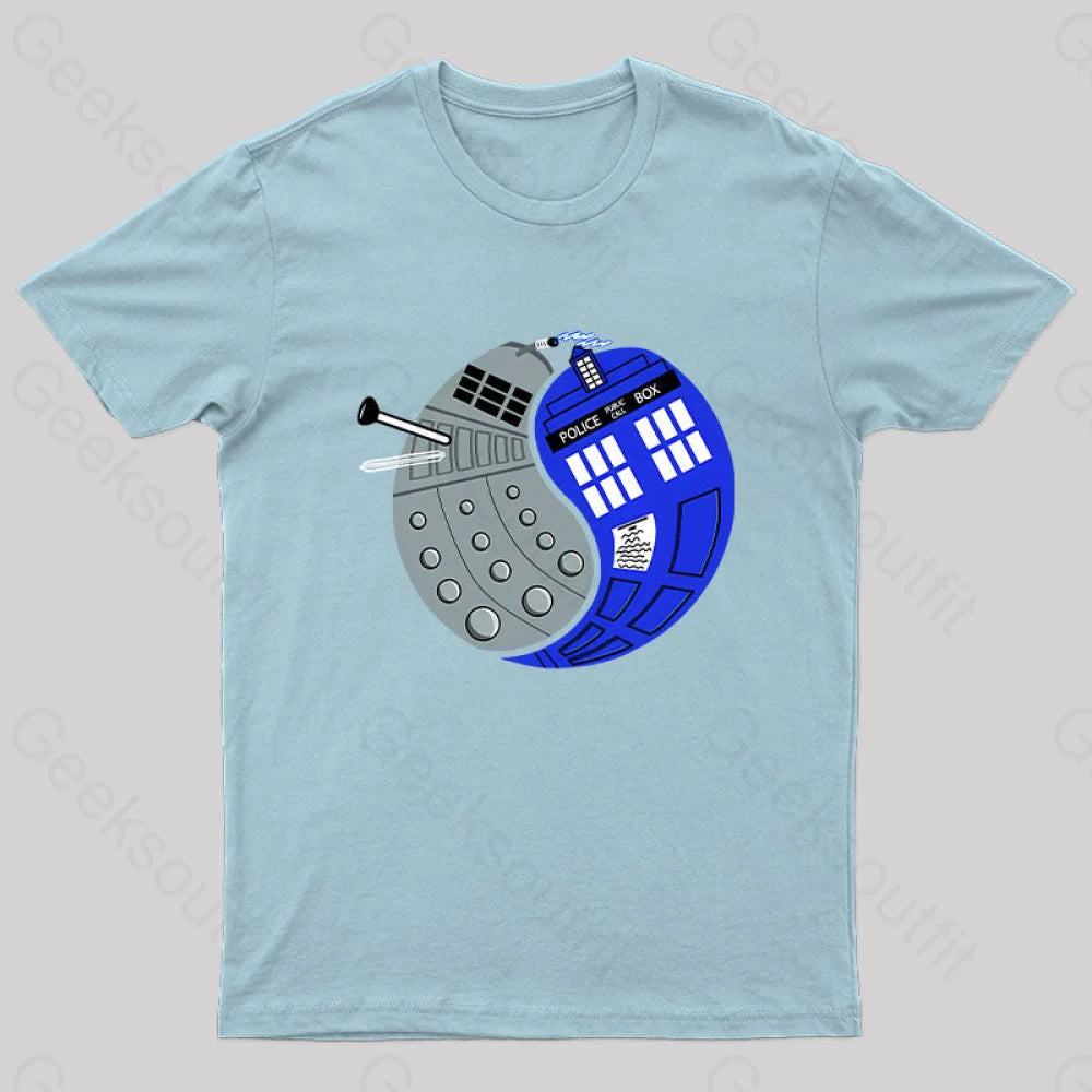 The Doctor’s Opposite Nerd T-Shirt Light Blue / S