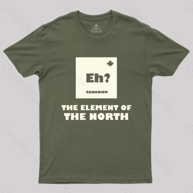 The Element Of North T-Shirt Army Green / S