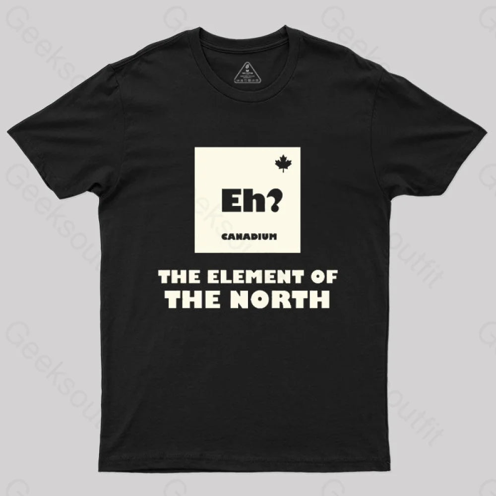 The Element Of North T-Shirt Black / S