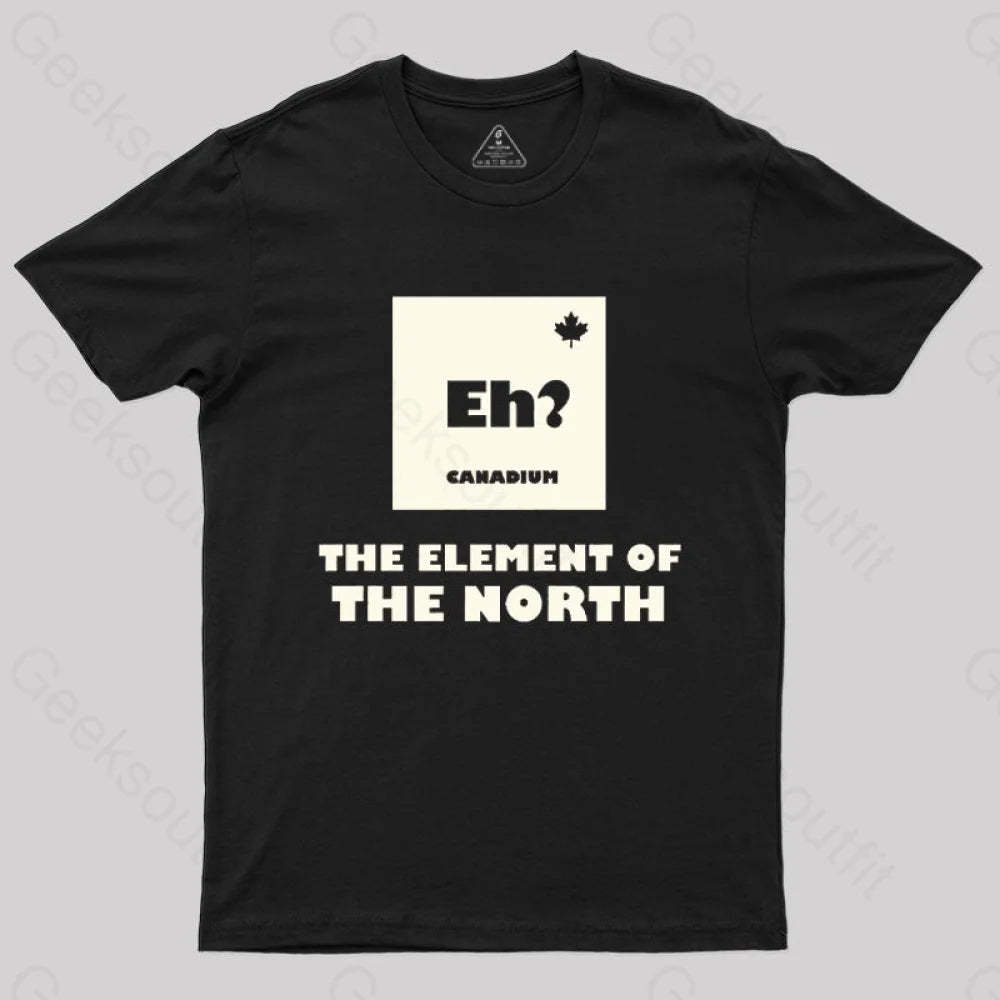 The Element Of North T-Shirt Black / S