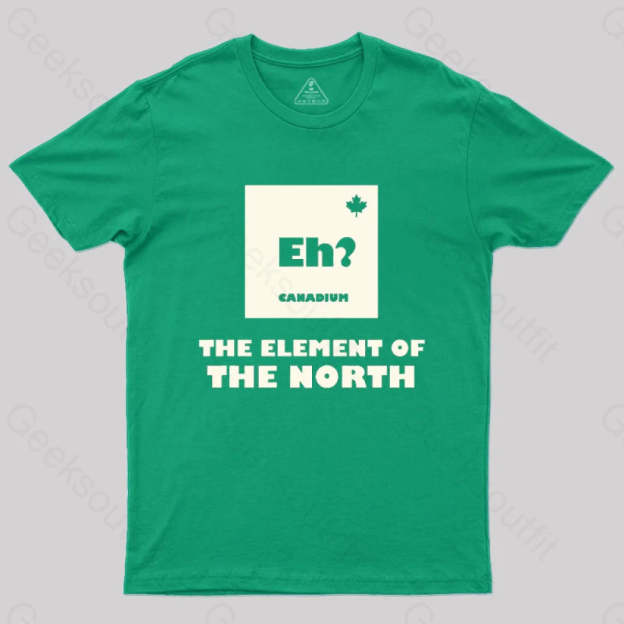 The Element Of North T-Shirt Green / S
