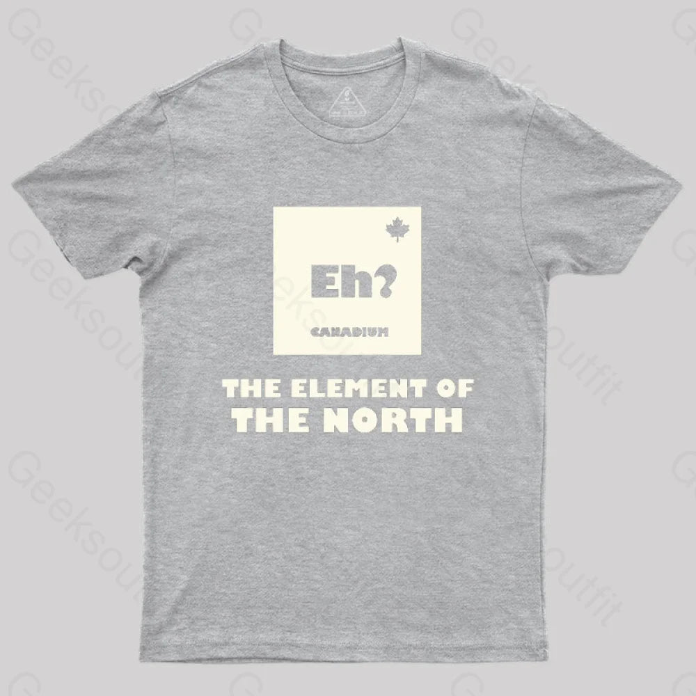 The Element Of North T-Shirt Grey / S