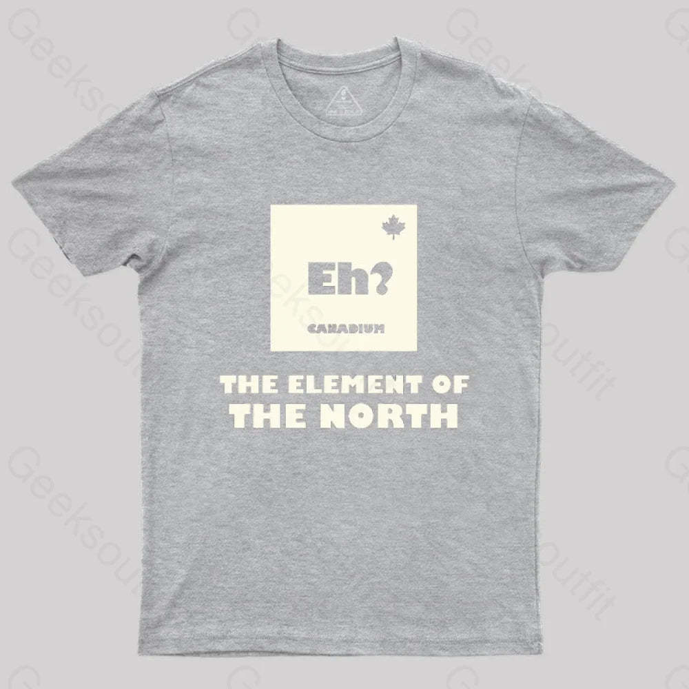 The Element Of North T-Shirt Grey / S