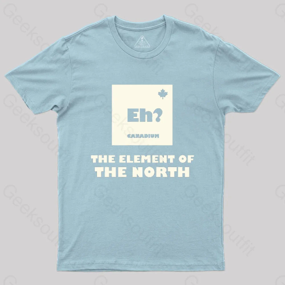 The Element Of North T-Shirt Light Blue / S