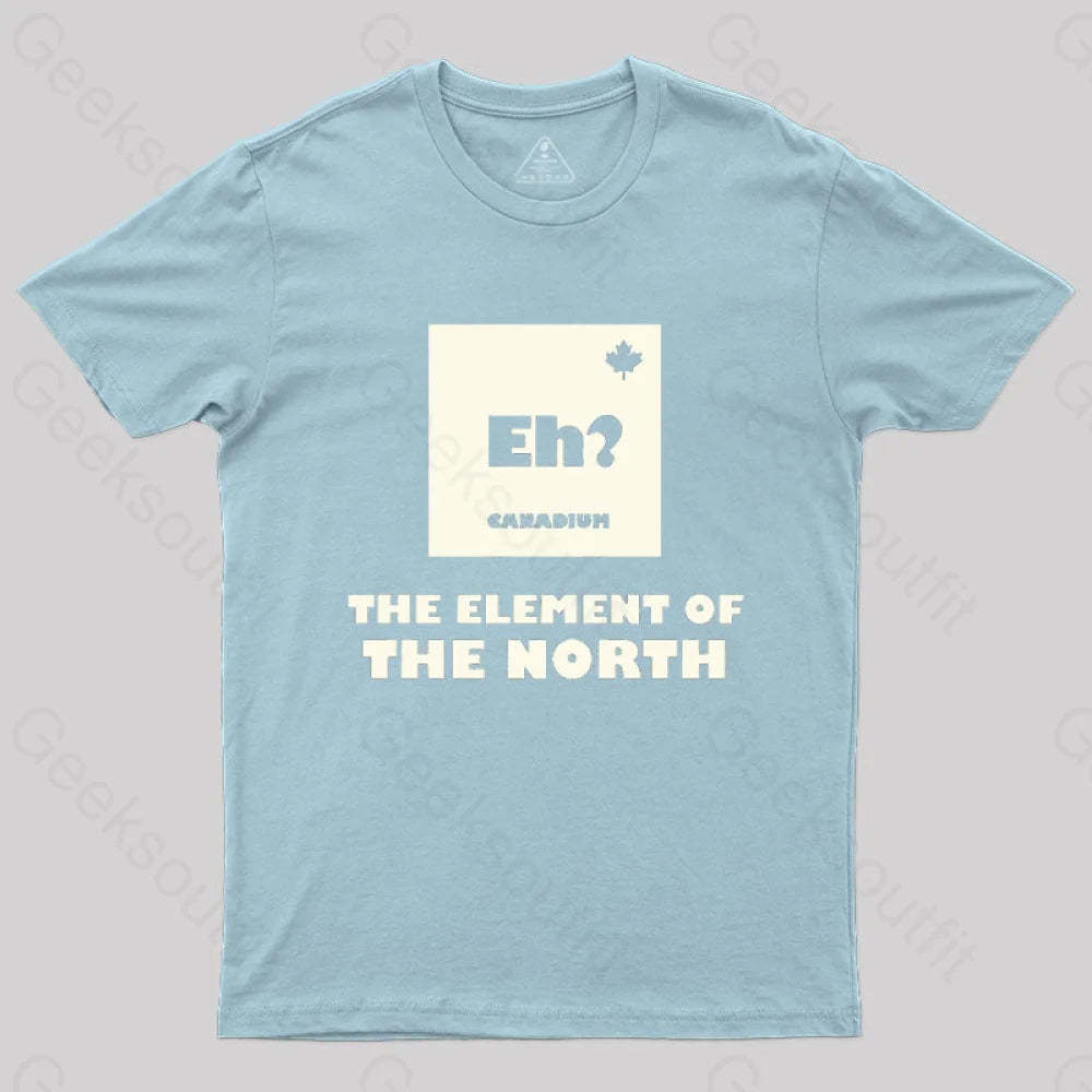 The Element Of North T-Shirt Light Blue / S