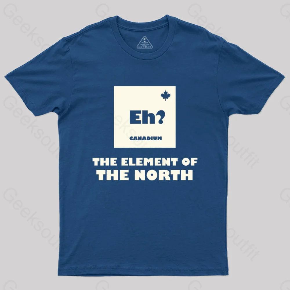 The Element Of North T-Shirt Navy / S