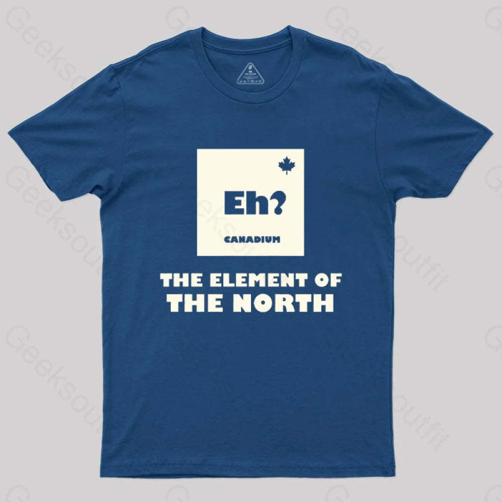 The Element Of North T-Shirt Navy / S